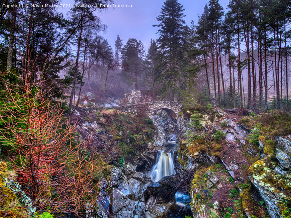 The Falls of Bruar, Perthshire Picture Board by Navin Mistry