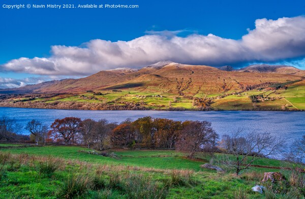 A view of the Lawers Range, Loch Tay Picture Board by Navin Mistry