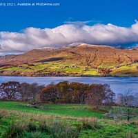 Buy canvas prints of A view of the Lawers Range, Loch Tay by Navin Mistry