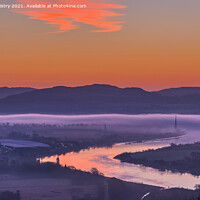 Buy canvas prints of River Tay Sunrise   by Navin Mistry