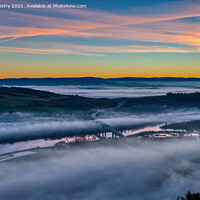 Buy canvas prints of Mist over the River Tay, Perth by Navin Mistry