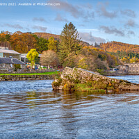 Buy canvas prints of A view of Port-Na-Craig, Pitlochry by Navin Mistry