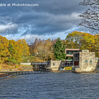 Buy canvas prints of Pitlochry Hydroelectric Dam  by Navin Mistry