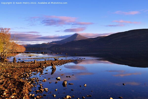 A view of Schiehallion from Loch Rannoch   Picture Board by Navin Mistry