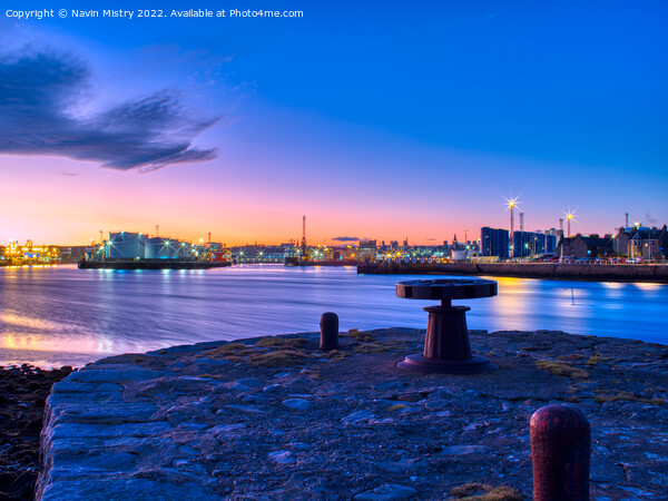 A view of Aberdeen Harbour from Torry Picture Board by Navin Mistry