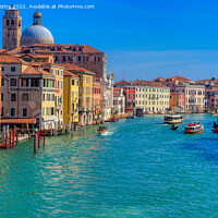 Buy canvas prints of The Grand Canal Venice Italy  by Navin Mistry