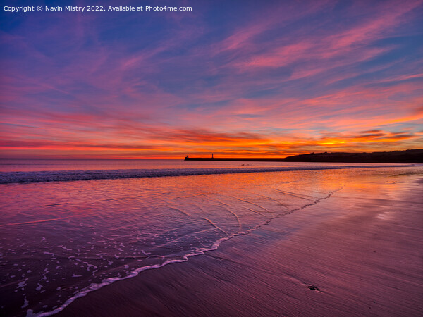 Aberdeen Beach Sunrise 3 Picture Board by Navin Mistry