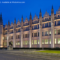 Buy canvas prints of A view of Marischal College,  Aberdeen by Navin Mistry