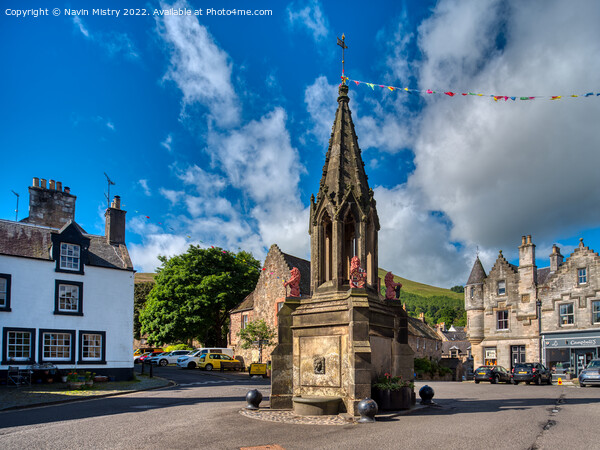 The Bruce Fountain, Falkland, Fife  Picture Board by Navin Mistry