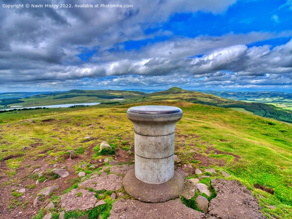The Summit of East Lomond Hill Picture Board by Navin Mistry