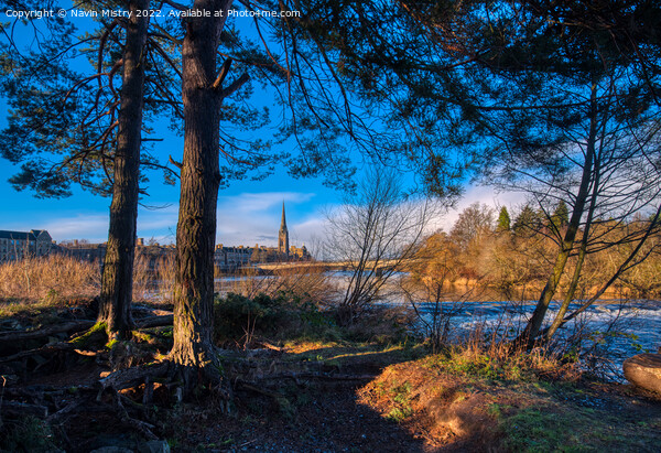 A view from Moncreiffe Island, Perth Picture Board by Navin Mistry