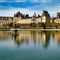 Buy canvas prints of Château de Fontainebleau, near Paris, France by Navin Mistry
