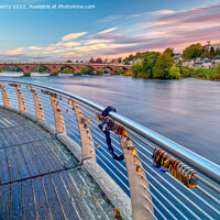 Buy canvas prints of River Tay View point, Perth, Scotland by Navin Mistry