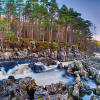 Buy canvas prints of River Tummel near Pitlochry, Perthshire, Scotland by Navin Mistry