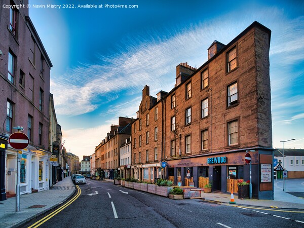 A view of historic George Street, Perth, Scotland Picture Board by Navin Mistry