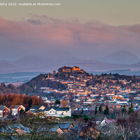 Buy canvas prints of View of Stirling at sunrise  by Navin Mistry
