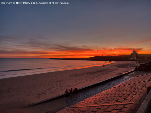 Aberdeen Beach Sunrise  Picture Board by Navin Mistry