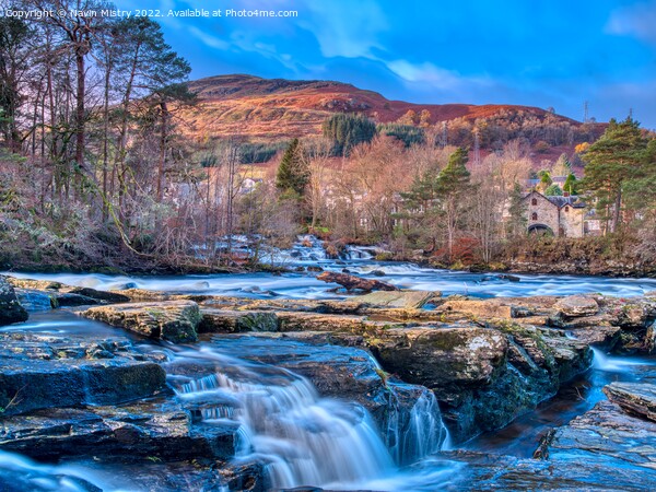 The Falls of Dochart, Killin, Perthshire   Picture Board by Navin Mistry