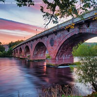 Buy canvas prints of A view of Perth Bridge by Navin Mistry