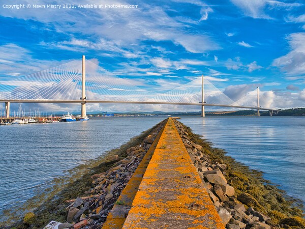 The Queensferry Crossing Picture Board by Navin Mistry