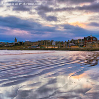 Buy canvas prints of Sunrise at the West Sands, St. Andrews by Navin Mistry