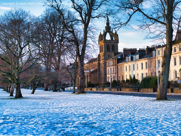 Winter and The South Inch, Perth, Scotland Picture Board by Navin Mistry