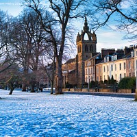 Buy canvas prints of Winter and The South Inch, Perth, Scotland by Navin Mistry