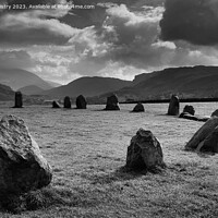 Buy canvas prints of Castlerigg Stone Circle Lake District by Navin Mistry