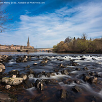 Buy canvas prints of Rapids of the River Tay, seen from Moncreiffe Isla by Navin Mistry