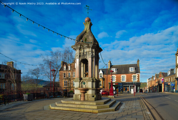 The Murray Fountain, Crieff, Perthshire  Picture Board by Navin Mistry