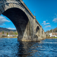 Buy canvas prints of Dunkeld Bridge and the River Tay  by Navin Mistry