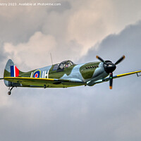 Buy canvas prints of Replica Spitfire Perth Airport Open Day 2023 by Navin Mistry