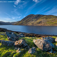 Buy canvas prints of A view of the Loch Turret, Crieff by Navin Mistry