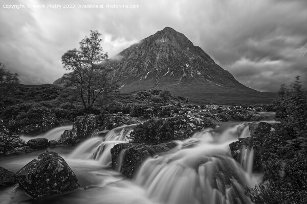 Glen Etive and Buachaille Etive Mòr Picture Board by Navin Mistry