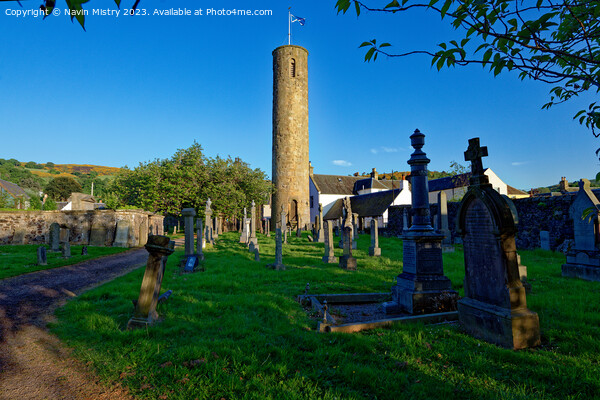 Abernethy Round Tower, Abernethy, Perthshire Picture Board by Navin Mistry