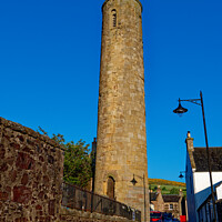 Buy canvas prints of Abernethy Round Tower by Navin Mistry