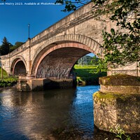 Buy canvas prints of A view of the Bridge of Earn, Perthshire by Navin Mistry