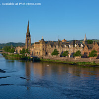 Buy canvas prints of A Panorama of Perth and the River Tay by Navin Mistry