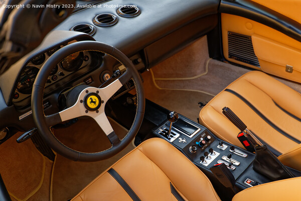 Ferrari Interior Picture Board by Navin Mistry