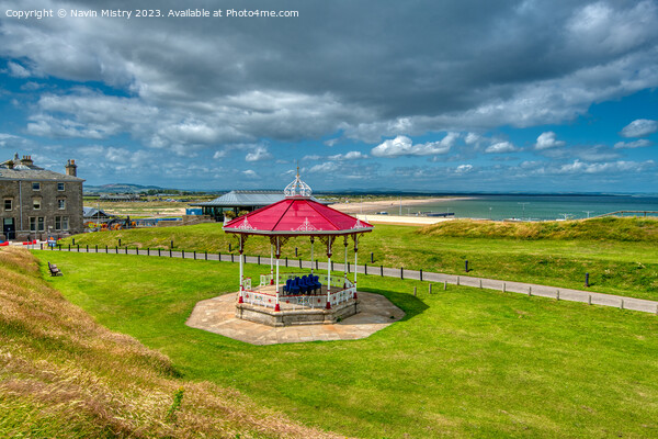 A view of the band stand, St. Andrews West Sands, Fife Picture Board by Navin Mistry