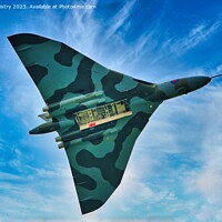 Buy canvas prints of Avro Vulcan Low Pass by Navin Mistry