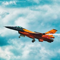 Buy canvas prints of Royal Netherlands Air Force Dutch F-16 Solo Displa by Navin Mistry