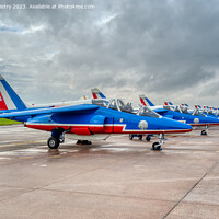Buy canvas prints of Patrouille de France Alpha Jet by Navin Mistry