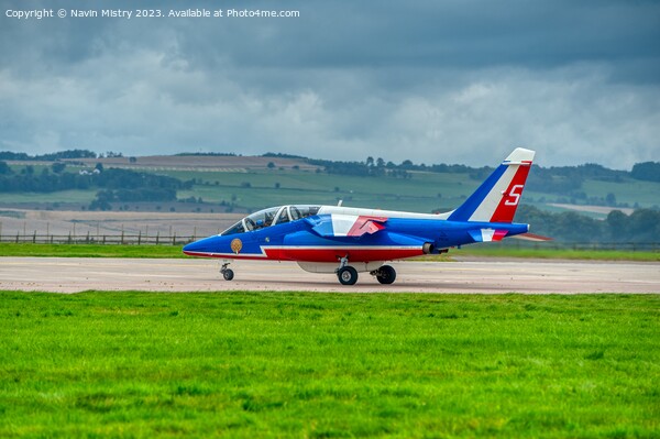 Patrouille de France Alpha Jet Picture Board by Navin Mistry