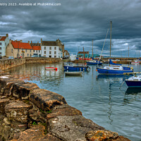 Buy canvas prints of St Monans Harbour, Fife, Scotland by Navin Mistry