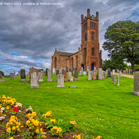 Buy canvas prints of Kilconquhar Parish church Fife Scotland by Navin Mistry