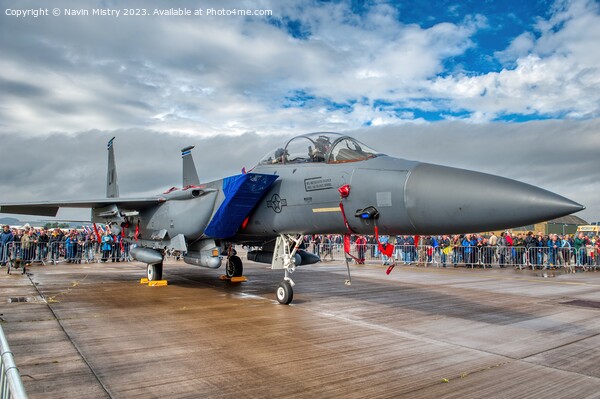 McDonnell Douglas F-15E Strike Eagle Picture Board by Navin Mistry