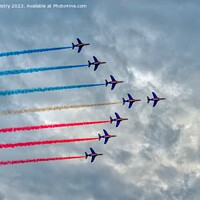 Buy canvas prints of Patrouille de France Display Team   by Navin Mistry