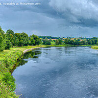 Buy canvas prints of The River Tay at Meikleour Perthshire, Scotland  by Navin Mistry