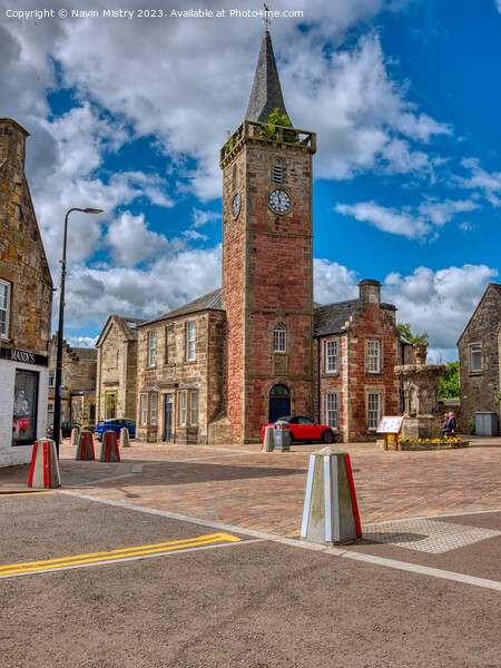The Clock Tower, Kinross Town Picture Board by Navin Mistry